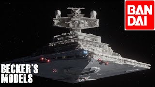 Bandai 15000 Star Destroyer Build Review and Conversion [upl. by Ellenrahs455]