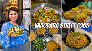 Best VADODARA Street Food  Sev Usal Tamtam Penda Chinese amp More [upl. by Aikemit282]