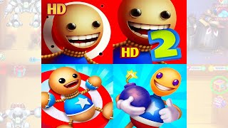 Kick the Buddy 2 vs Kick the Buddy Forever vs Buddyman Kick 2 Android Gameplay Walkthrough [upl. by Inatirb]