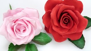 How To Make A Beautiful Sugar Rose [upl. by Dachi493]