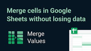 How to merge cells in Google Sheets without losing your data concatenate rows columns cells [upl. by Hellman]