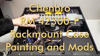 Chenbro RM42300F Rackmount Computer Case Mods and Build  BrendaEM [upl. by Llebpmac311]