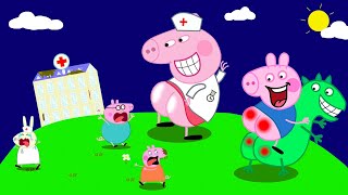 Zombie Apocalypse Zombie Attacks Hospital Peppa Pig Funny Animation [upl. by Ger804]