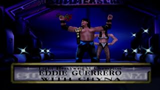 WWF No Mercy Summerslam Crash Holly vs Eddie Guerrero  Light Heavyweight Championship Match [upl. by Acyssej]