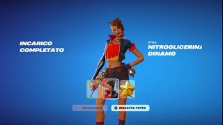 Fortnite sblocchiamo e proviamo la skin segreta  nitroglicerina dinamo dell pass REMIX [upl. by Siletotsira]