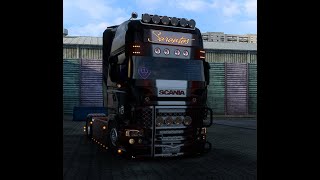 ETS 2  Scania R Sarantos quotHurricaneRquot Combo Skin RJL [upl. by Macintosh]