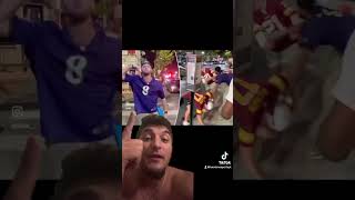 Viral baltimore fan gets KARMA trending ravens baltimoreravens shorts commanders news fyp [upl. by Spragens]