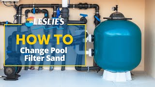 How to Change Pool Filter Sand  Leslies [upl. by Ritz]