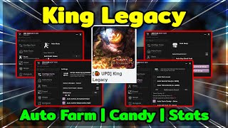 Roblox  Script King Legacy  สคริปต์ Auto Farm  Fruits  Quest  Dungeon  Stats  Candy  Bone [upl. by Anelet]