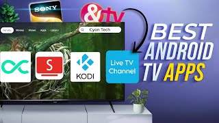 7 Must ⚡Have Android TV Apps 2024  Live Tv Apps for Android Tv  Jio TV Alternative Apps [upl. by Eniamurt]