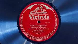 Paganini Caprice No 20 • Jascha Heifetz EMG Mark Xb Oversize Gramophone [upl. by Eimia]