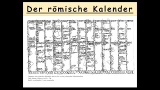 Der römische Kalender erklärt  Wie datierten die Römer Latein  julianischer Kalender 12 [upl. by Kcirddet]