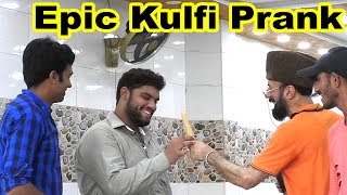 Epic Kulfi Prank  Allama Pranks  Totla reporter  Prank  Lahore TV [upl. by Anahtor]