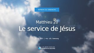 Sermon du Dimanche 01102023 [upl. by Werner]