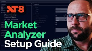 NinjaTrader 8 Market Analyzer Setup [upl. by Esile578]