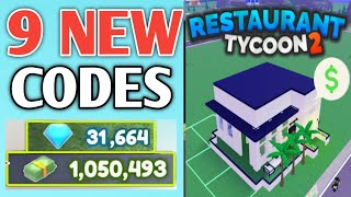 JANUARY⚡RESTAURANT TYCOON 2 CODES 2024  ROBLOX RESTAURANT TYCOON 2  RESTAURANT TYCOON 2 CODE [upl. by Whittaker]