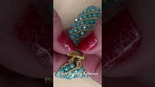 Milla’s Beading Tutorials 💎 beading diy easybeading beadsjewellery jewelry beadwork [upl. by Sager]