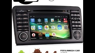 FEEILINNG24 CAR AUDIO MERCEDES MLGL W164X164 ANDROID 44 GPS [upl. by Pirali]