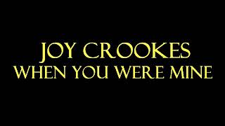 Joy Crookes  When You Were Mine KaraokeInstrumental [upl. by Sublett960]