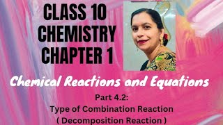 Class 10 Chemistry Chapter 1 Part 42 Decomposition Reaction [upl. by Trixy70]