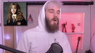 PEWDIEPIE REACTS TO JK ROWLINGS BLACK HERMOINE [upl. by Hylton]