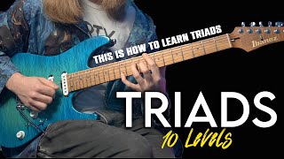 TRIADS  10 Levels  Beginner to Pro [upl. by Enilram]