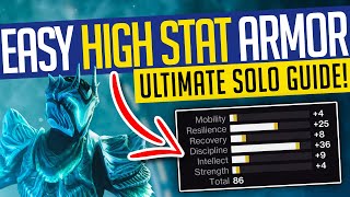 Destiny 2  Get HIGH STAT Armor SOLO Ultimate Farm Guide  Season of the Deep [upl. by Stew760]