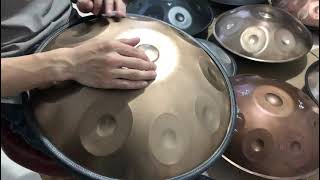 Handmade Mini Handpan Drum Stainless Steel Kurd Scale G Minor 9 Note 18 In Available in 432 amp 440 Hz [upl. by Sisco]