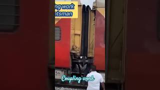 Shunting work by pointsman in railway [upl. by Attenrev]