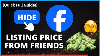 How to Hide Marketplace Listing from Friends on Facebook  StepbyStep Guide [upl. by Juback]