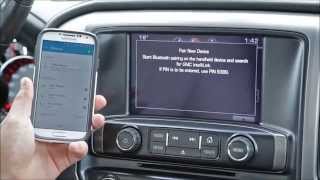 GMC IntelliLink System Pairing Your Phone [upl. by Heid]