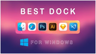 Best Dock Skin For Windows  Dock Rainmeter Skins 2022 [upl. by Akihsat]