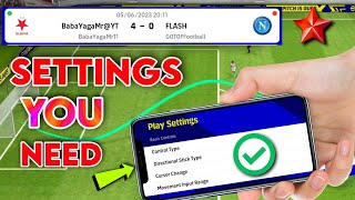 Game Changing Secret Settings You Must Try in eFootball 2023 Mobile [upl. by Aniretac]