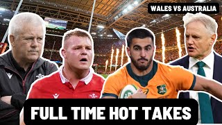 WALES vs AUSTRALIA  FULL TIME HOT TAKES [upl. by Rosana]