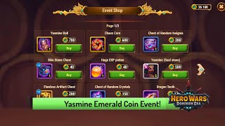 Dance of Shadows Yasmine Emerald Coin Event — Hero Wars Dominion Era [upl. by Lanahtan]