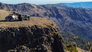 Teardrop Trailer OffRoading amp Camping  Bethel Ridge  Halloween [upl. by Descombes]