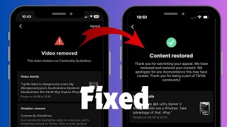 How to Fix TikTok Community Guidelines Violation  This Video Violates Our Community Guidelines [upl. by Ytinirt]