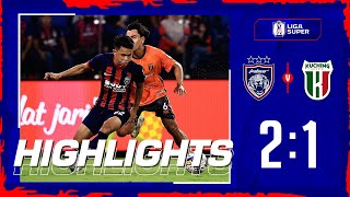 𝐇𝐈𝐆𝐇𝐋𝐈𝐆𝐇𝐓𝐒  JOHOR DARUL TAZIM 21 KUCHING CITY  LIGA SUPER 202425 [upl. by Zurciram]