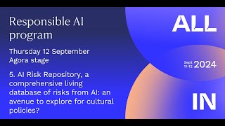 AI Risk Repository a comprehensive living database of risks from AI [upl. by Hahsi875]