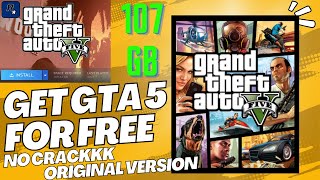 Finally GTA 5 For FREE  No CRACK  Only REAL Video on Youtube  Live Proof 2025 Method [upl. by Marion]