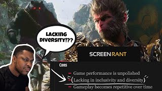 Stupid WOKE Screen Rant Reviewer BOOST Black Myth Wukong’s sales with stupid comments [upl. by Ydnam624]