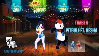 Pitbull ft Keha  Timber  Just Dance 2014  DLC Gameplay [upl. by Rofotsirk]