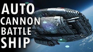 Stellaris  Laser amp Auto Cannon Battleship  The Machine Age [upl. by Nedah]