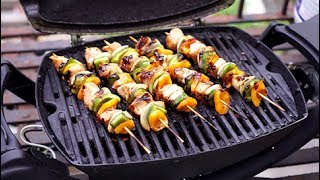 Chicken Kebabs on a Weber Q for any night of the week [upl. by Elacsap43]