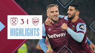 West Ham 31 Arsenal  Bowen amp Kudus On Target  Carabao Cup Highlights [upl. by Daffi]