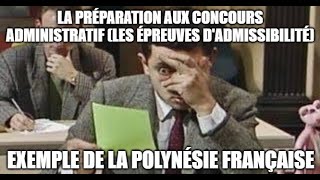 Préparer un concours administratif les épreuves d’admissibilité [upl. by Lindley]