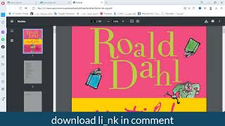 Roald dahl matilda books pdf free download 2022 [upl. by Lammaj]