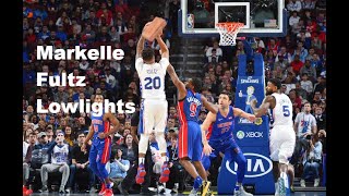 Markelle Fultz Worst Moments Broken Jumpshot Missed Free Throws [upl. by Ojillek]