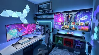 Gaming Setup  Room Tour  2023  Ultimate Small Room Setup [upl. by Olwena]