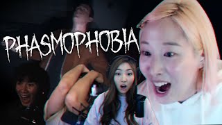 PHASMOPHOBIA ft xchocobars shiphtur and masayoshi [upl. by Wenz]